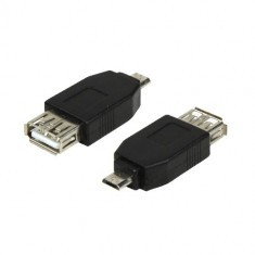 Adaptor micro-USB la USB (T/M), Logilink &amp;quot;AU0029&amp;quot; foto