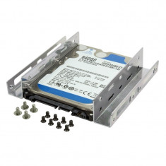 Adaptor fixare HDD 2,5&amp;quot; in bay de 3,5&amp;quot;, 2xHDD, Logilink &amp;quot;AD0009&amp;quot; foto