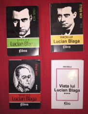 Viata lui Lucian Blaga / Ion Balu Vol. 1-4 foto