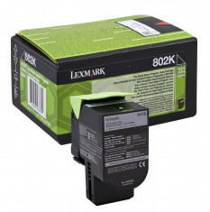 Toner Original pentru Lexmark Negru 802K, compatibil CX310/410/510, 1000pag &amp;quot;80C20K0&amp;quot; foto