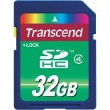 Secure Digital Card 32GB (Class 4) TRANSCEND &amp;quot;TS32GSDHC4&amp;quot; foto