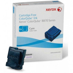 Cartus cerneala Original Xerox Cyan, compatibil ColorQube 8870, 6 sticks, 17300pag &amp;quot;108R00958&amp;quot; foto