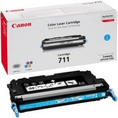 Toner Original pentru Canon Cyan CRG-711C, compatibil LBP5300/5360, 6000pag &amp;quot;CR1659B002AA&amp;quot; foto