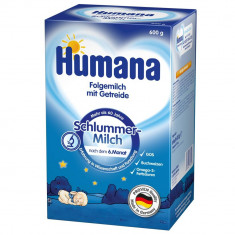 Lapte praf Humana de noapte cu cereale de la 6 luni 600 g foto