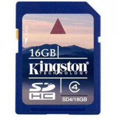 Secure Digital Card 16GB (Class 4) KINGSTON foto