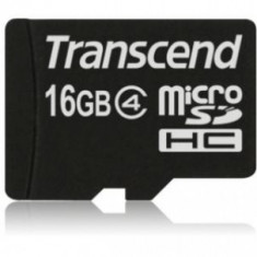 Card memorie Transcend Micro SDHC 16GB Clasa 4 foto