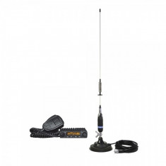 Kit Statie radio CB Albrecht AE 6110 ASQ + Antena PNI S75 cu magnet foto