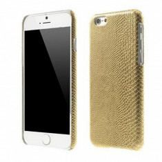 Husa plastic Apple iPhone 6 Lizard Skin aurie foto