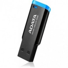 Memorie externa ADATA Small Clip UV140 64GB USB 3.0 Negru/Albastru foto