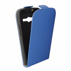 Husa piele Samsung Galaxy Core Prime G360 Flexi albastra foto