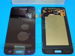 Display Samsung Galaxy J3 negru complet + folie sticla / lcd ecran