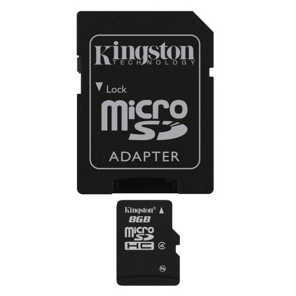 Card Memorie Kingston MicroSDHC 8GB Class4 foto mare Card Memorie Kingston MicroSDHC 8GB Class4 foto mare