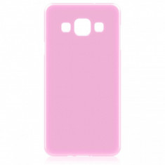 Husa silicon TPU Samsung Galaxy A3 Ultra Slim transparenta roz foto