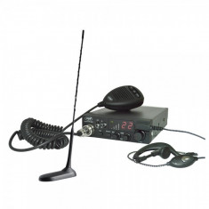 Kit Statie radio CB PNI ESCORT HP 8001 ASQ + Casti HS81 + Antena CB PNI Extra 45 cu magnet foto