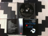 Das phantom der oper Andrew Lloyd Webber 1990 cd disc muzica musical opera VG+