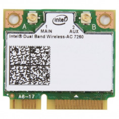 Placa de retea wireless Intel Dual Band Wireless-AC 7260 2x2 foto