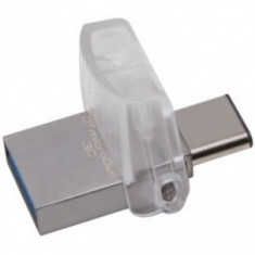 Memorie externa Kingston DataTraveler microDuo 3C 32GB USB 3.1 + USB Tip C foto