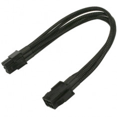 Cablu prelungitor PCI Express Nanoxia 6 pini, 30 cm, negru foto