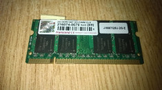 MEMORIE RAM LAPTOP 2 GB DDR2 667MHZ TRANSCEND PERFECT FUNCTIONALA foto