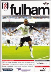 Program meci fotbal FC FULHAM - MIDDLESBROUGH 25.08.2004