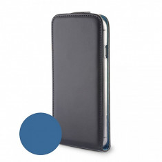 Husa piele Samsung Galaxy Ace 4 LTE G313 Flexi Duo neagra albastra foto