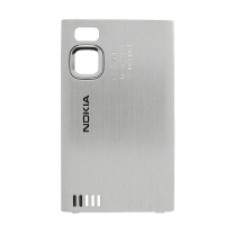 Capac baterie Nokia 6500 Slide argintiu Original foto