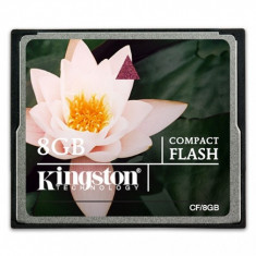 Card Memorie Compact Flash 8GB Kingston foto