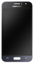 Display cu touchscreen Samsung Galaxy J1 (2016) J120 Negru Bleumarin original foto