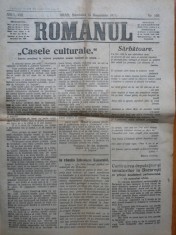 15 numere din ziarul Romanul din anul 1919 , editat in Arad , 1 foto