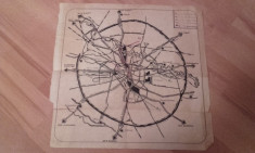 Harta Metroului Bucuresti anii 80 foto