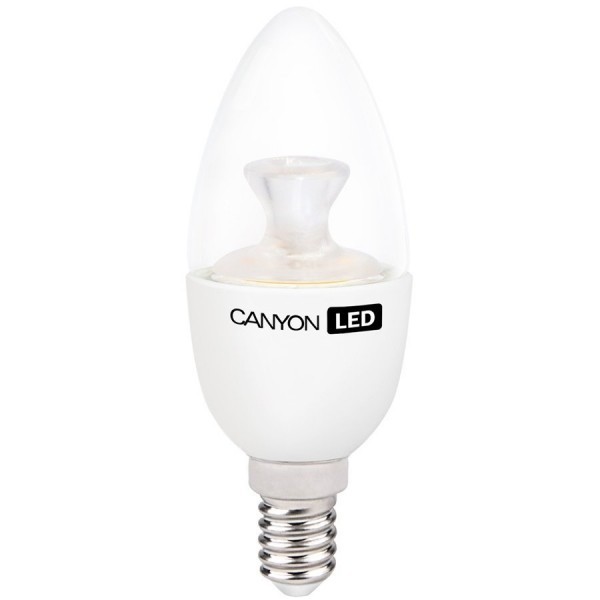 Bec cu LED Canyon BE14CL6W230VW, E14, 6W, 470lm, 2700K foto mare Bec cu LED Canyon BE14CL6W230VW, E14, 6W, 470lm, 2700K foto mare