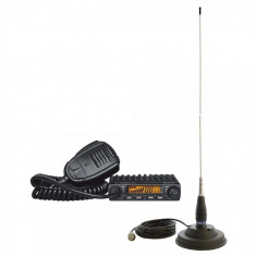 Kit Statie radio CB Albrecht AE 6110 ASQ + Antena PNI ML145 cu magnet foto