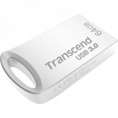 Stick USB 3.0 Transcend Jetflash 710s 64GB argintiu foto