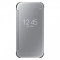 Husa plastic Samsung Galaxy S6 Clear View EF-ZG920BS argintie Blister Originala