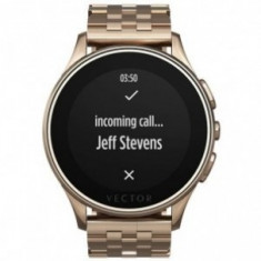 SmartWatch Vector Luna Rose Gold, Rose Gold Steel strap foto