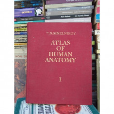 ATLAS OF HUMAN ANATOMY , VOLUMUL 1 , R.D.SINELNIKOV foto