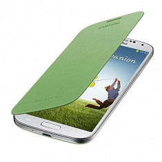 Husa piele Samsung I9500 Galaxy S4 EF-FI950BG Verde Blister Originala foto
