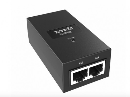 PoE Injector 10/100 Mbps, Tenda POE15F foto mare PoE Injector 10/100 Mbps, Tenda POE15F foto mare