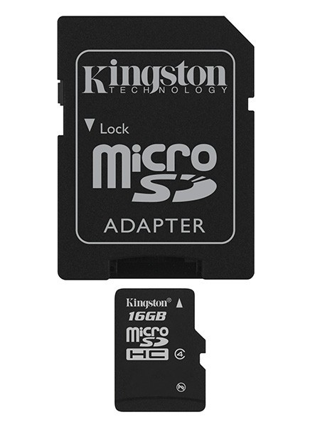 Card de Memorie Kingston microSDHC 16GB Class4 foto mare Card de Memorie Kingston microSDHC 16GB Class4 foto mare