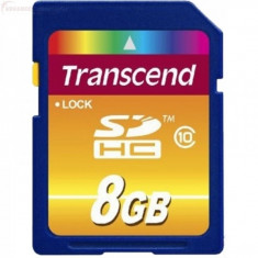 Card memorie Transcend SDHC 8GB Clasa 10 foto