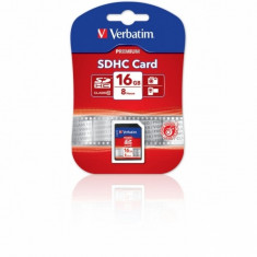 Card de Memorie Verbatim SDHC 16GB Class10 foto