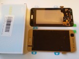 Display Samsung Galaxy J5 auriu / 2015 / + folie sticla ecran complet