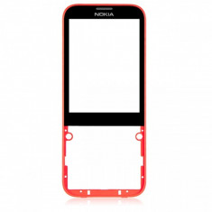 Carcasa fata Nokia 225 rosie Originala foto