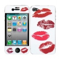 Kit personalizare telefon Apple iPhone 4 Red Lips foto