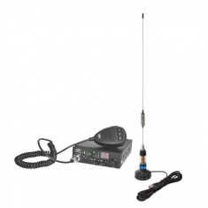 Kit Statie radio CB PNI ESCORT HP 8000L ASQ + Antena CB Midland LC59 cu magnet foto