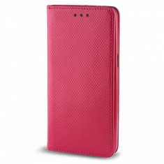 Husa Piele Samsung Galaxy J5 Case Smart Magnet Roz foto