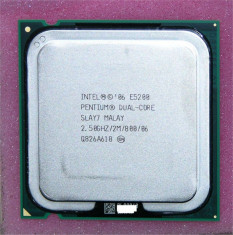 Procesor Intel Pentium E5200 2.5GHZ 2MB cache FSB 800MHZ socket LGA775 foto
