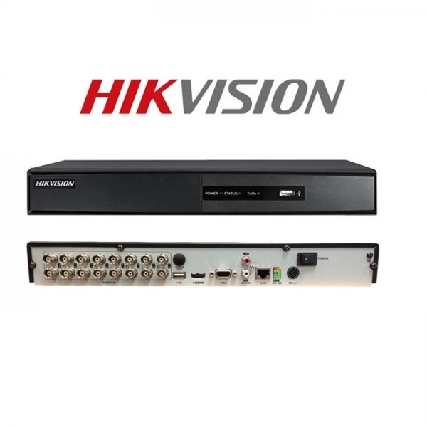 DVR Hikvision Turbo HD DVR, DS-7216HGHI-F2, 16 canale, BNC foto mare DVR Hikvision Turbo HD DVR, DS-7216HGHI-F2, 16 canale, BNC foto mare