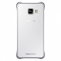 Husa plastic Samsung Galaxy A3 (2016) A310 EF-QA310CS Clear Cover argintie Blister Originala foto