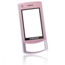 Carcasa fata Samsung S7350 Ultra s roz Originala foto